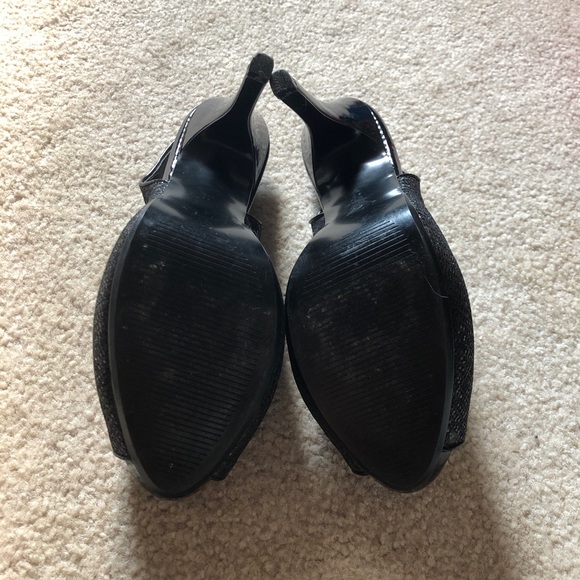 Black sparkle heels - Picture 3 of 3